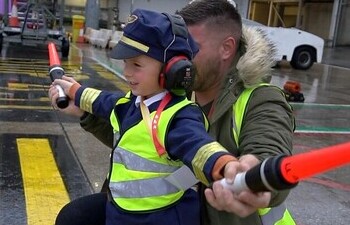 London Luton Airport grants birthday wish