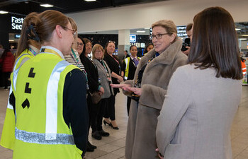 London Luton Airport hosts Aviation Minister