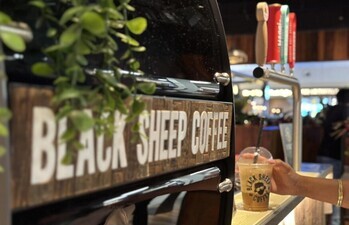Black Sheep Coffee lands at London Luton Airport
