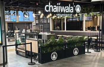 Chaiiwala arrives at London Luton Airport