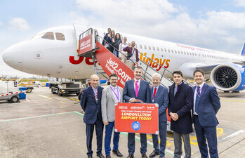 LLA celebrates first Jet2 flight