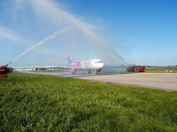 Wizz Air UK celebrates first flight from London Luton Airport