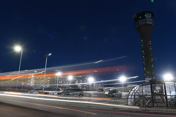 Control Tower at Dusk