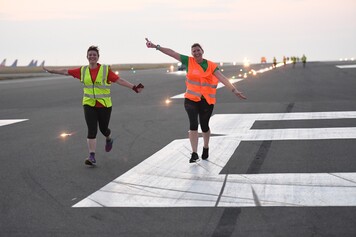 Early start for London Luton Airport runway runners