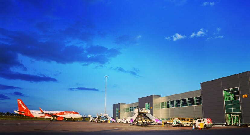 easyJet aircraft on stand