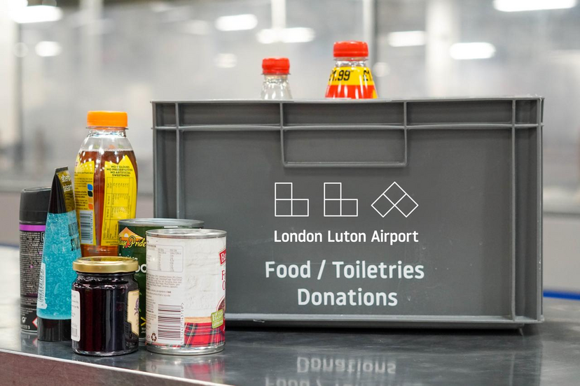 London Luton Airport Foodbank donations