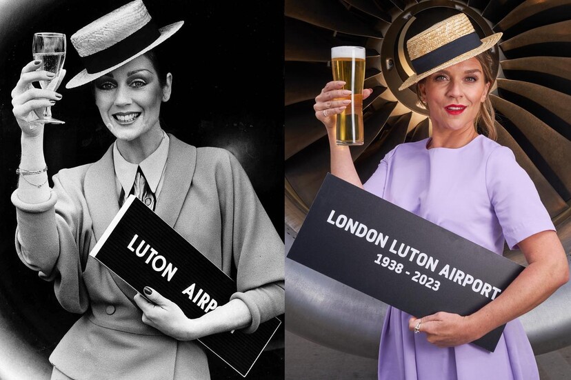 Candice Brown recreates iconic Lorraine Chase image