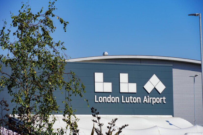 LLA Terminal front logo with tree